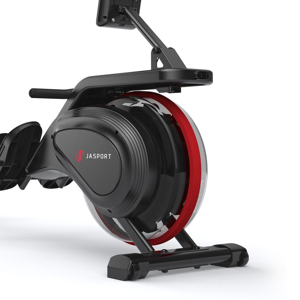JASPORT RE3 Wasser-Rudergerät, leiser Heimtrainer mit 14L Tank, Bluetooth LCD, Kinomap-kompatibel, platzsparend & stabiles Ganzkörpertraining