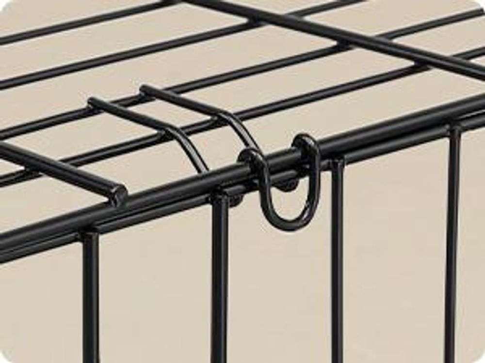 Feandrea Hundekäfig, XXXL, 136 x 79 x 87 cm, klappbar, mit 2 Türen