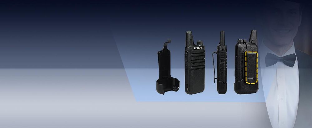 Retevis RT622 Walkie Talkie, PMR Funkgeräte Set, Wiederaufladbar Funkgerät mit 10-in-1 Ladegerät, Abnehmbare Steckplätze, Walkie-Talkie 10er Set für E