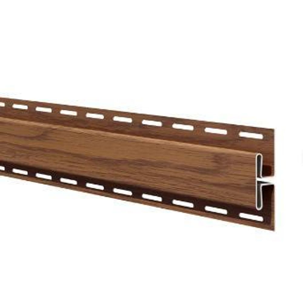 VILO Fassadenpaneel-Verbinder SV-22 - H-Profil für Siding und Dachuntersicht - Länge 3,05 m - Witterungsbeständig - PVC - 1 Stück - Hellgrau