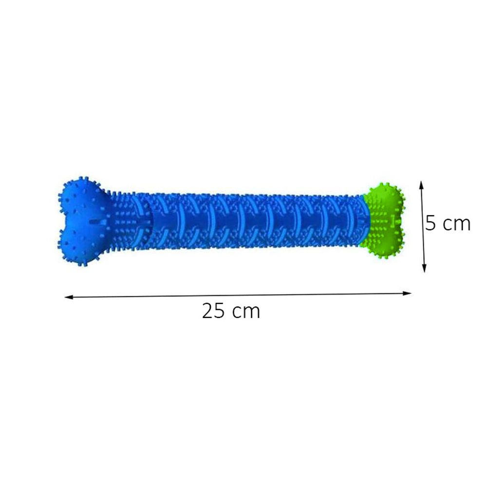 Hundespielzeug Kauspielzeug für Haustier Große Kleine Hunde Spielzeug Knochen Geformt Zahnreinigung Zahnpflege Hundezahnbürste Kauen Zahn 23cm Retoo