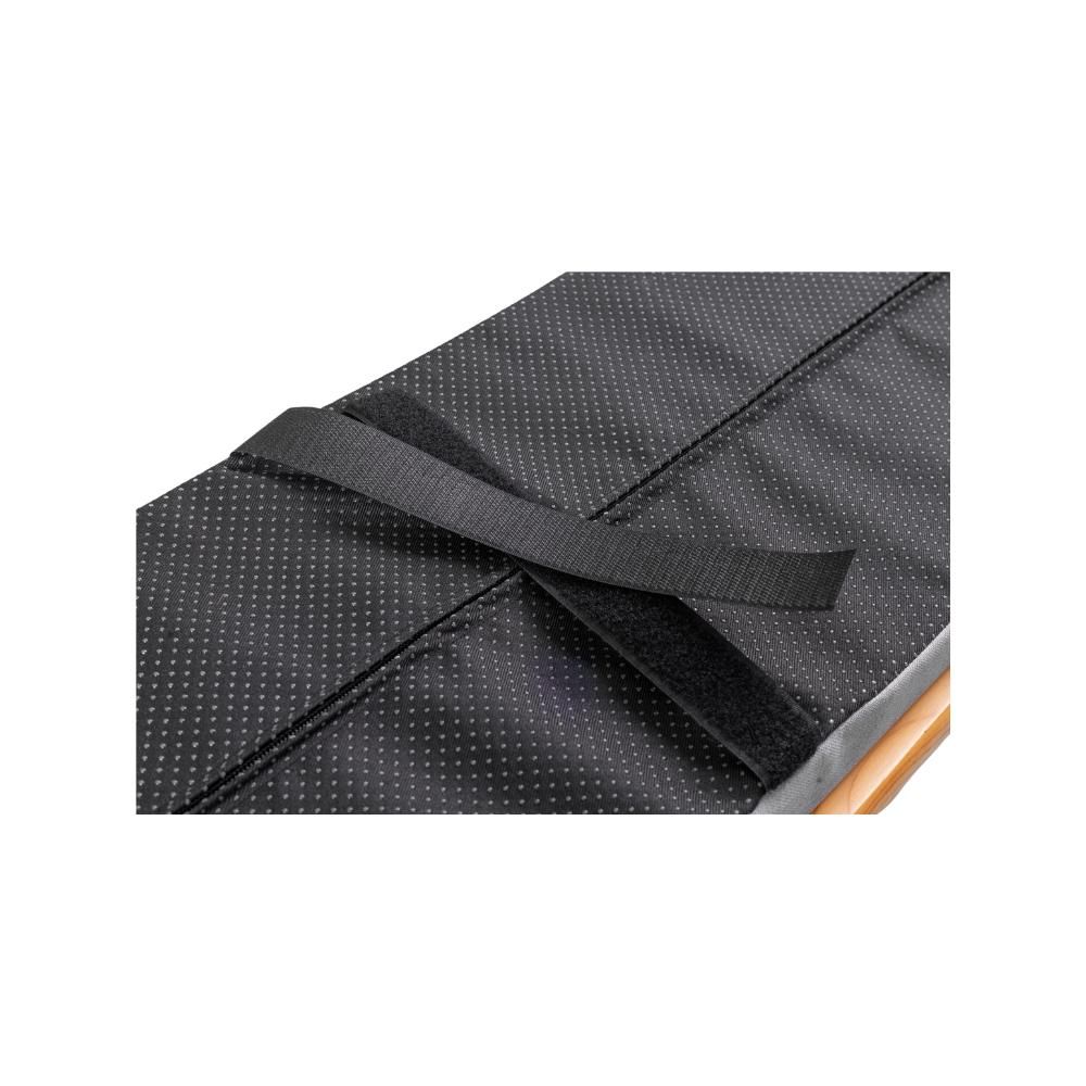 TexDeko® Ecolen Bierbankauflage für Bierzeltgarnitur mit Anti-Rutsch Boden 180x25x4cm (Grau)
