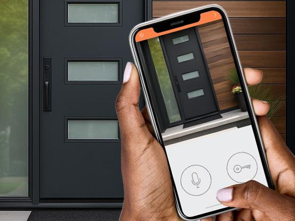 Balter ENTRI L Video Türsprechanlage, Video Türklingel, 1 Familienhaus mit 2x 7-Zoll HD Monitor, 2-Draht, Unterputz, App-Steuerung, Full HD Kamera