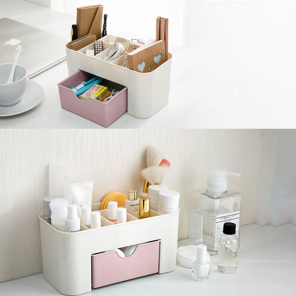 Make Up Organizer mit Schubladen Kosmetik Box Tragebar Make-Up Schubladeneinsatz Schmuck Koffer Ohrringe Armband Ringe Retoo