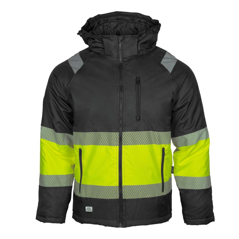 Arbeitsjacke ART.MAS LUNA OXFORD Winterjacke Warnjacke Wasserdicht Gefüttert Gr. XL