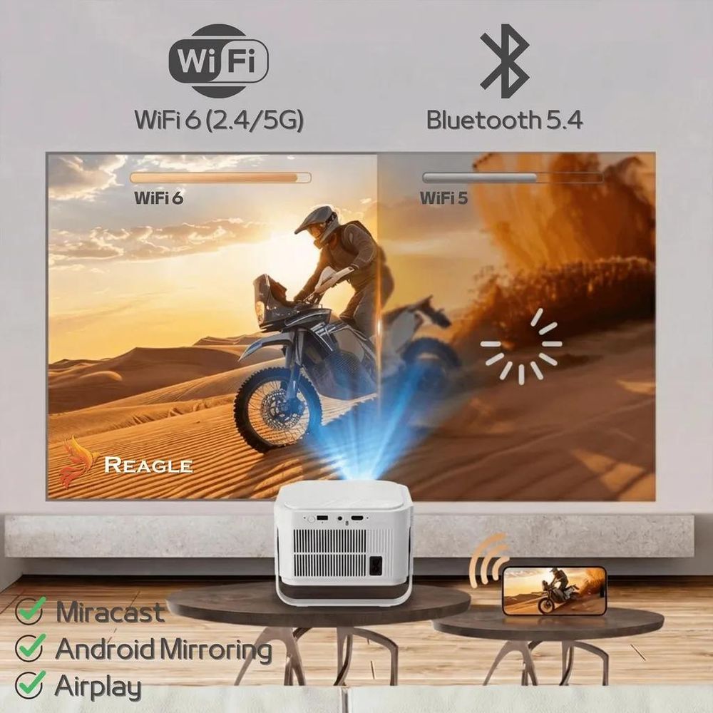 Reagle R-MOVIELUM-P41 – Wi-Fi 6, Bluetooth 5.4, Miracast und AirPlay
