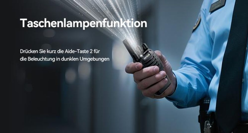 Retevis H777D Funkgeräte Professional, Walkie Talkie mit 10-Wege-Ladegerät, PMR Funkgerät LCD-Display, 1200 mAh Akku, Typ-C-Ladung, für Sicherheit