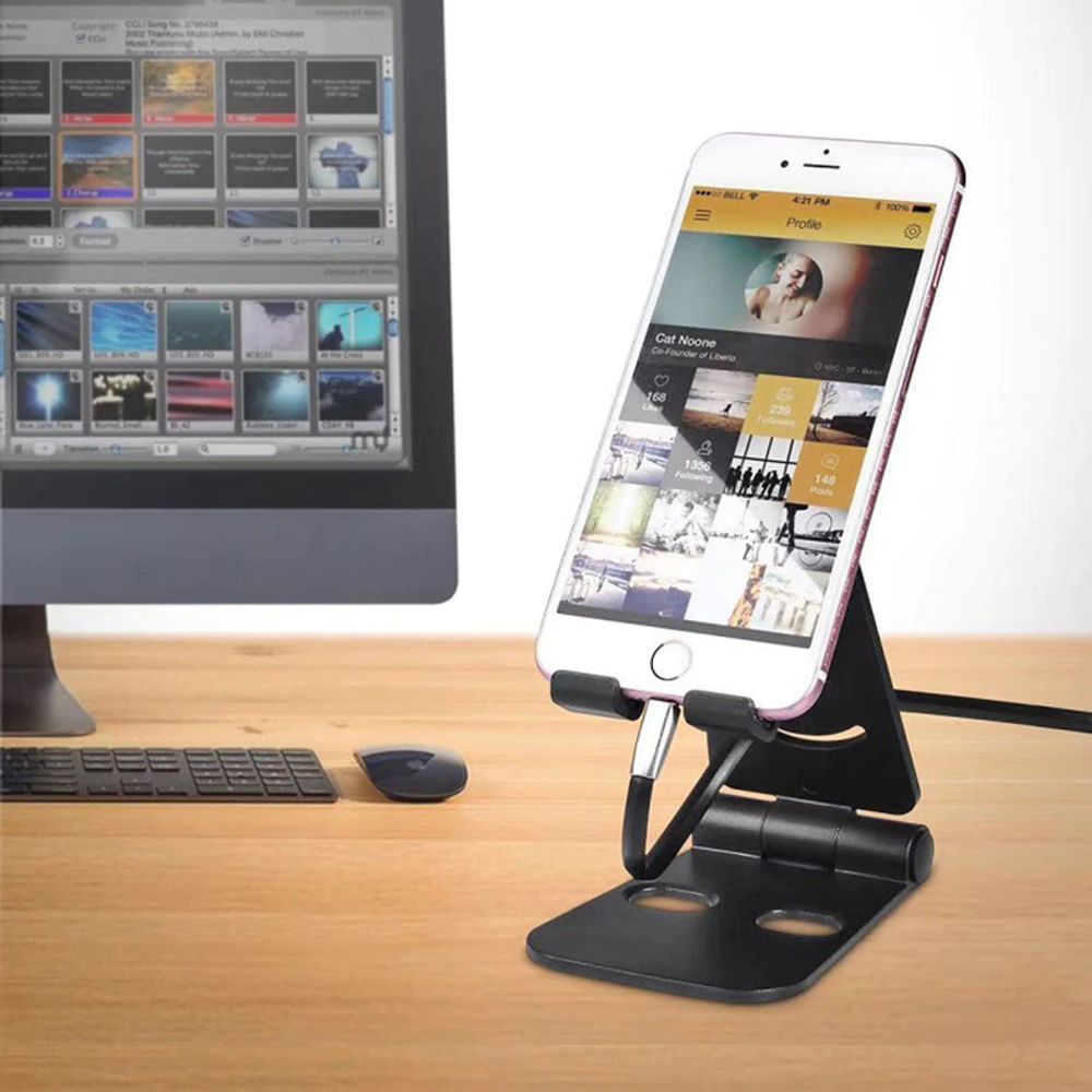 Handyhalterung Schreibtisch Handyhalterung Tisch Tischhalterung für Handy Schreibtischhalter Handy Halter Schreibtisch Retoo