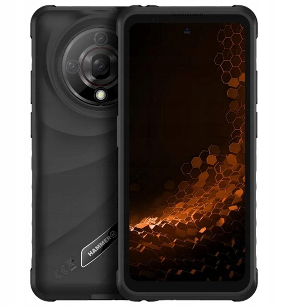 HAMMER IRON 6 5G 8/256 GB black, 16,7 cm (6.56"), 8 GB, 256 GB, 64 MP, Android 15, Schwarz