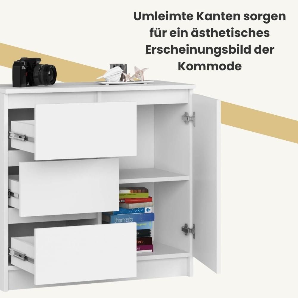 Das Bild zeigt eine Funktionalität der Kommode.