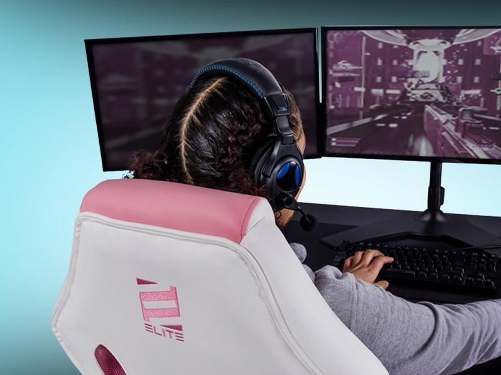 Elite Gaming Stuhl EXODUS | Bürostuhl Ergonomisch - Schreibtischstuhl - PC Gamer Racing Stuhl - Gaming Sessel - Computerstuhl - Belastbar bis 150 kg