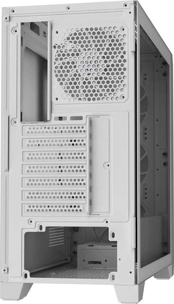 PREYON Nest Windy-Gehäuse Weiß, Ideal für den Bau von Gaming- und professionellen Computersets, Unterstützt ATX-, Micro-ATX- und Mini-ITX-Motherboards