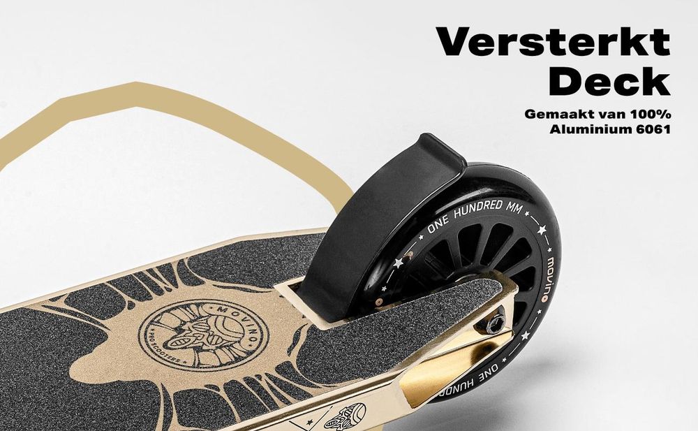 Stuntstep MOVINO GLIDE Skatepark licht 3,3kg ABEC-9 IHC