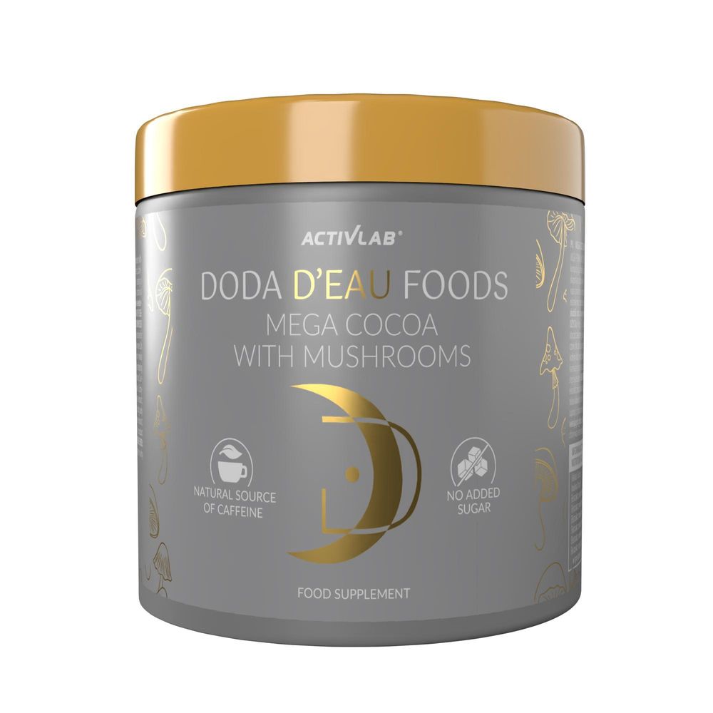 Activlab Doda D'Eau Mega Coffee with Mushrooms – Kawa z Grzybami Funkcjonalnymi, Inuliną i MCT, 300 g