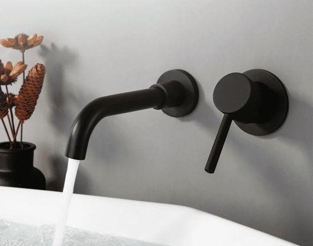 Silla Rosa S-1077B – Unterputz-Waschtischarmatur in Schwarz