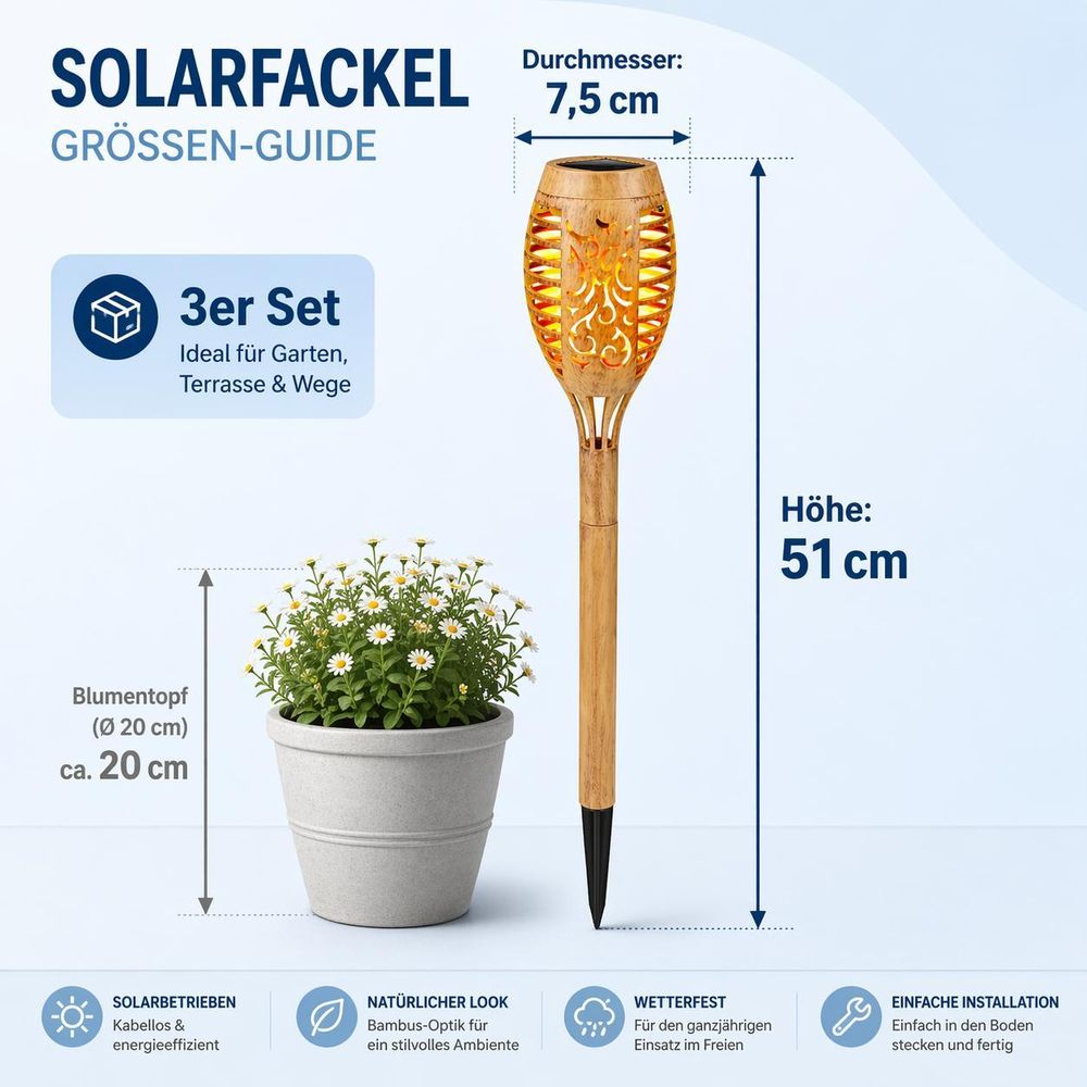 Helles Licht der solarbetriebenen Hängelampe, ideal für den Außenbereich.