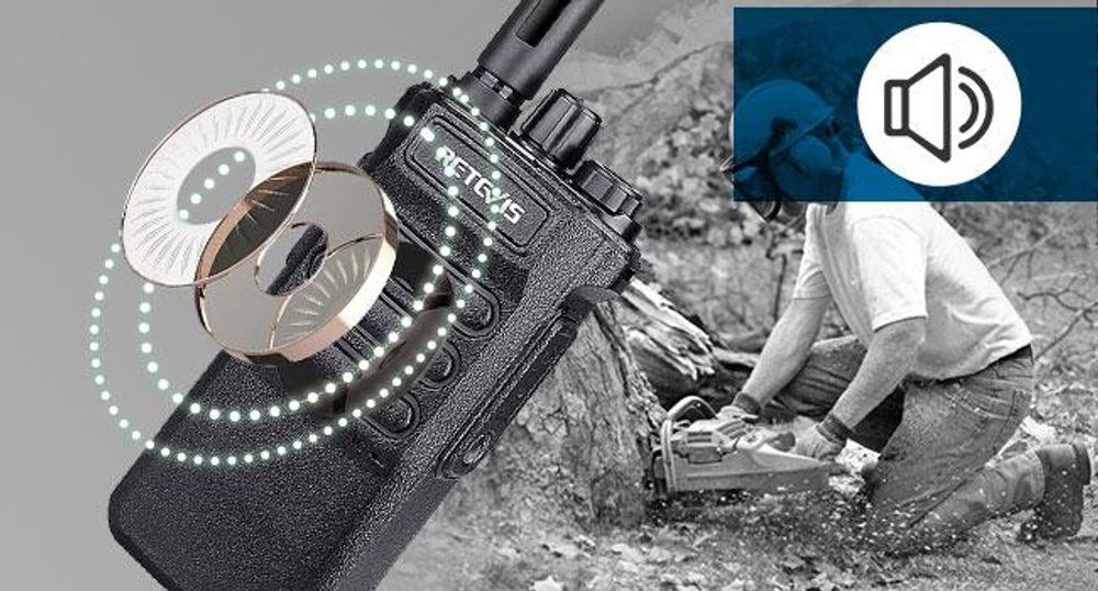 Retevis RT86 Hochleistungs Walkie Talkie, Funkgerät mit großer Reichweite, 2600 mAh, Bildschirm, Robust, Notfallalarm, Hochleistungs, für Industrie