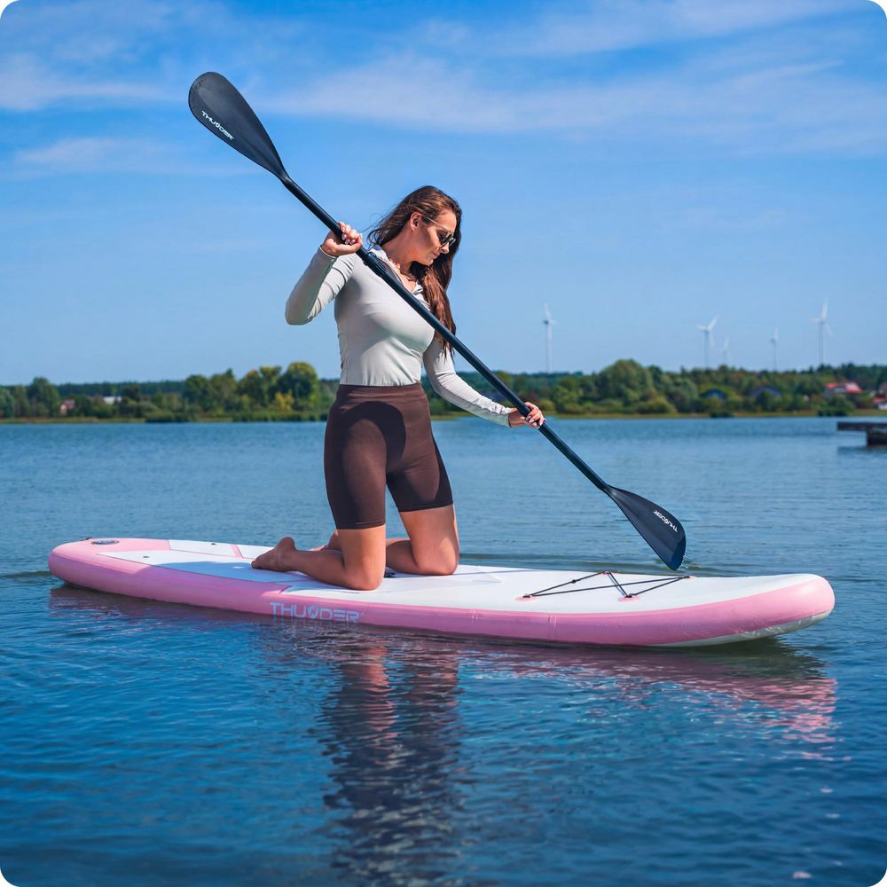 THUNDER Candy Stand Up Paddle Board 350x81x15cm Biela Ružová do 150 kg