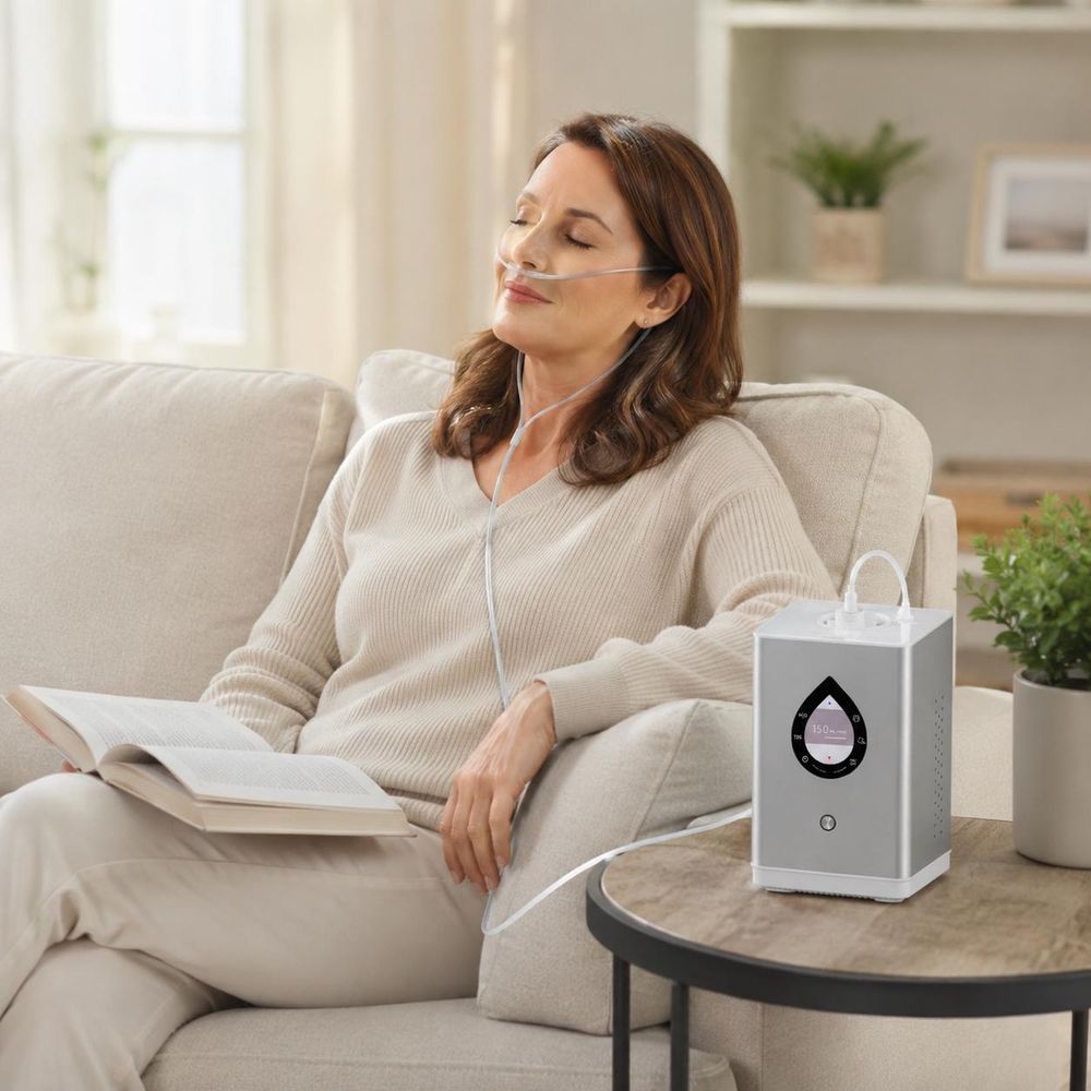 Generátor molekulárneho vodíka, vodíkový inhalátor 150 ml/min vodíka H2, 75 ml/min kyslíka O2