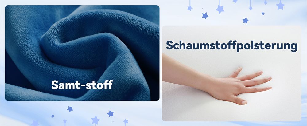 okwish Polsterbett Einzelbett 90×200cm mit Lattenrost und Kopfteil, Knopfpolsterung, Nietenpolsterung, Samt, Blau,Ohne Matratze
