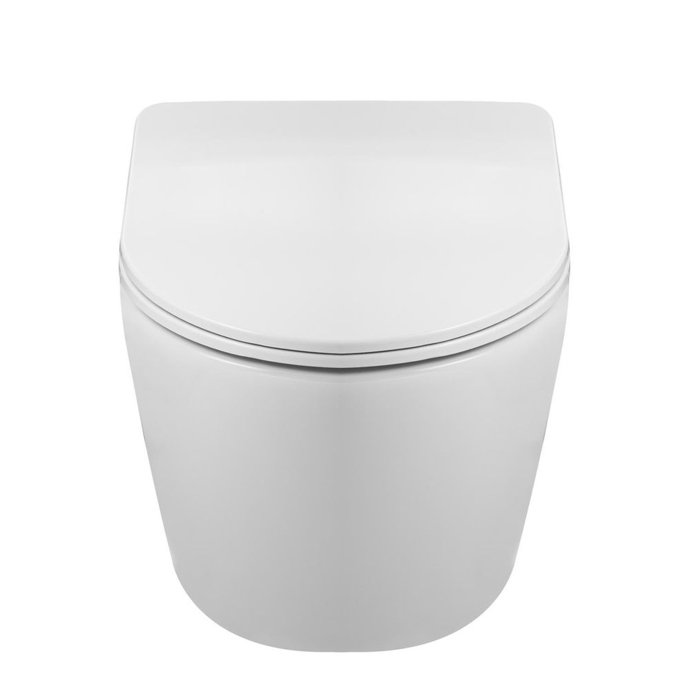 Keramik Hänge-WC spülrandlos mit WC-Sitz Absenkautomatik