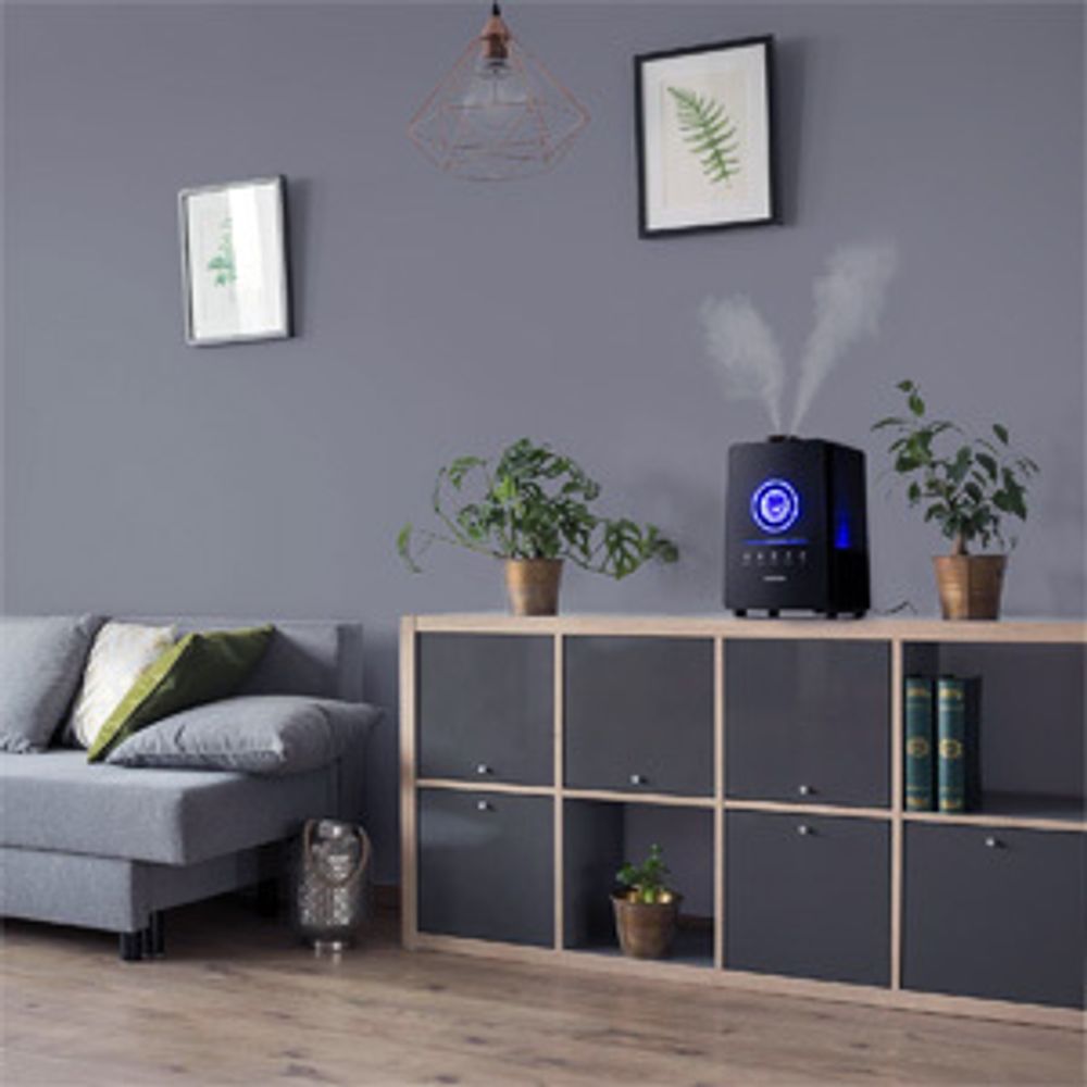 Klarstein DryFy Connect 50L Smart Luftentfeuchter, 50L/24h, WiFi App Steuerung, 7L Tank, Timer, Elektrischer Luftentfeuchter für Räume 45-55m², Entfeuchtungsgerät mit Alexa-Kompatibilität, Weiß