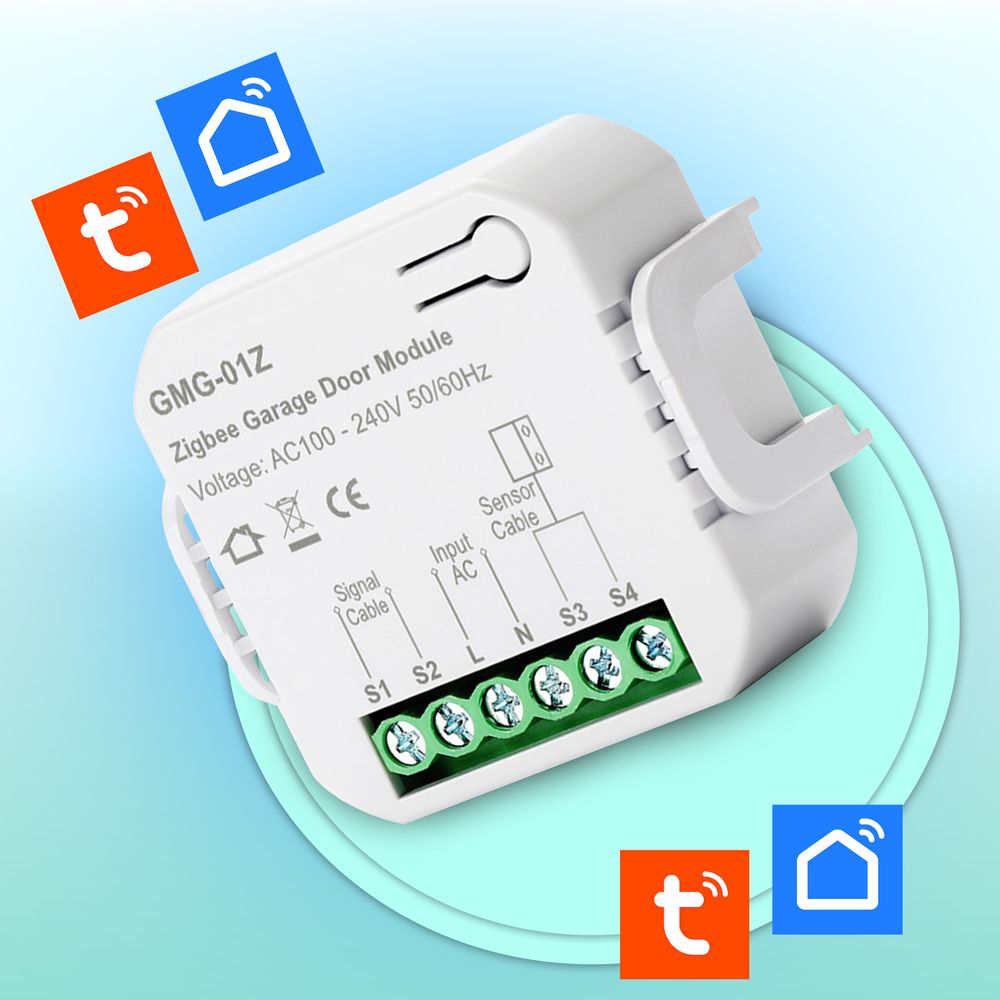 WiFi Smart Switch Rolltorsteuerung, IFTTT/Alexa/Google/APP, Sprachsteuerung, Gerät teilen, Alexa Home Kompatibel, Retoo