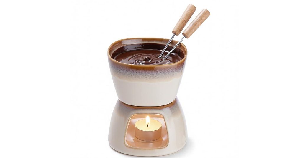 AU CHOCOLAT Schokofondue zweiteilig