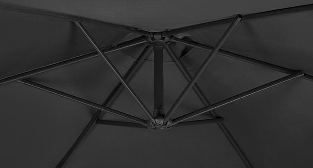 SONGMICS Sonnenschirm ampelschirm Ø 300 cm Sonnenschutz UPF 50+