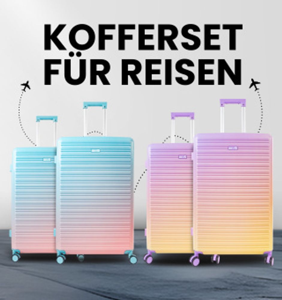 Entdecken Sie den perfekten Begleiter für Ihre Reisen mit dem Reisekofferset Aga Travel.