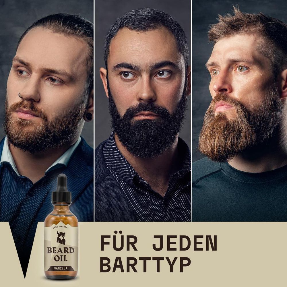 Weicheres, konditioniertes Barthaar