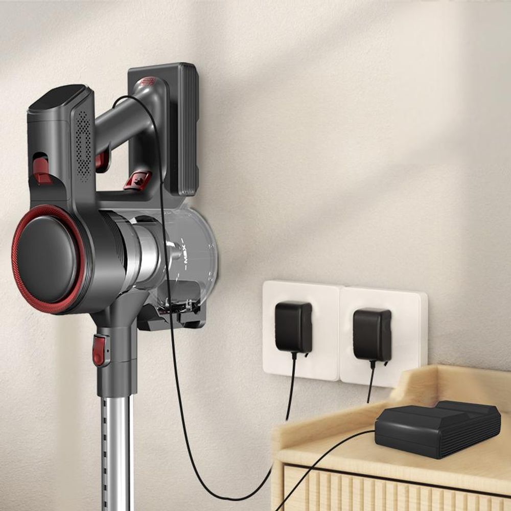 Aiibot Akku Staubsauger, 60000Pa/600W/55Min/1,8L Staubsauger Kabellos mit Display, Anti-Tangle-Bürste,Ultraleise,für Tierhaare/Teppiche/Hartböden/Auto