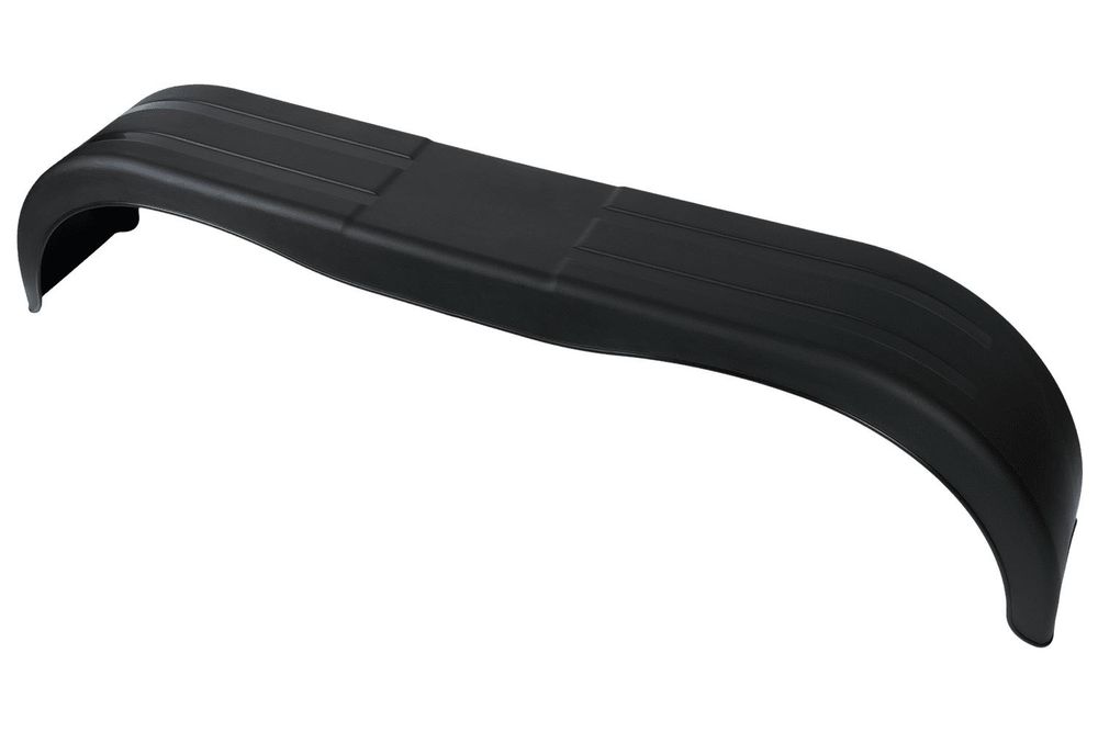 DOMAR D20522 Tandem-Kotflügel 13-14 Zoll aus Kunststoff für Pkw-Anhänger 1500x220 mm als stabiler schwarzer Radkasten