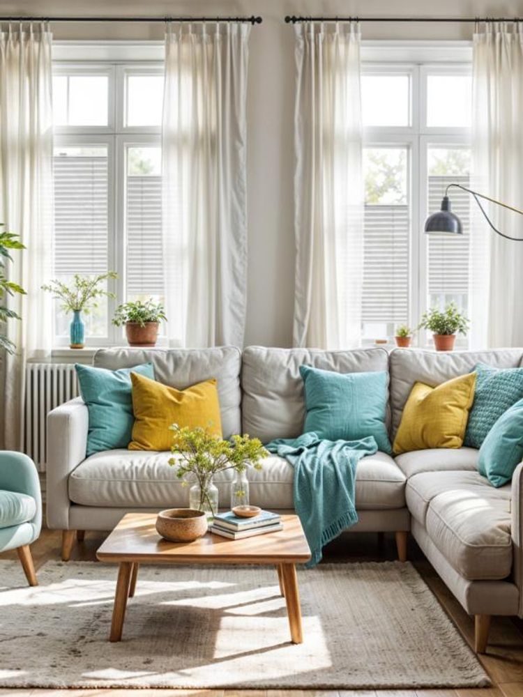Estika Plissee ohne Bohren - 90x120 cm - Limette - Klemmfix montage, Jalousien fenster für innen
