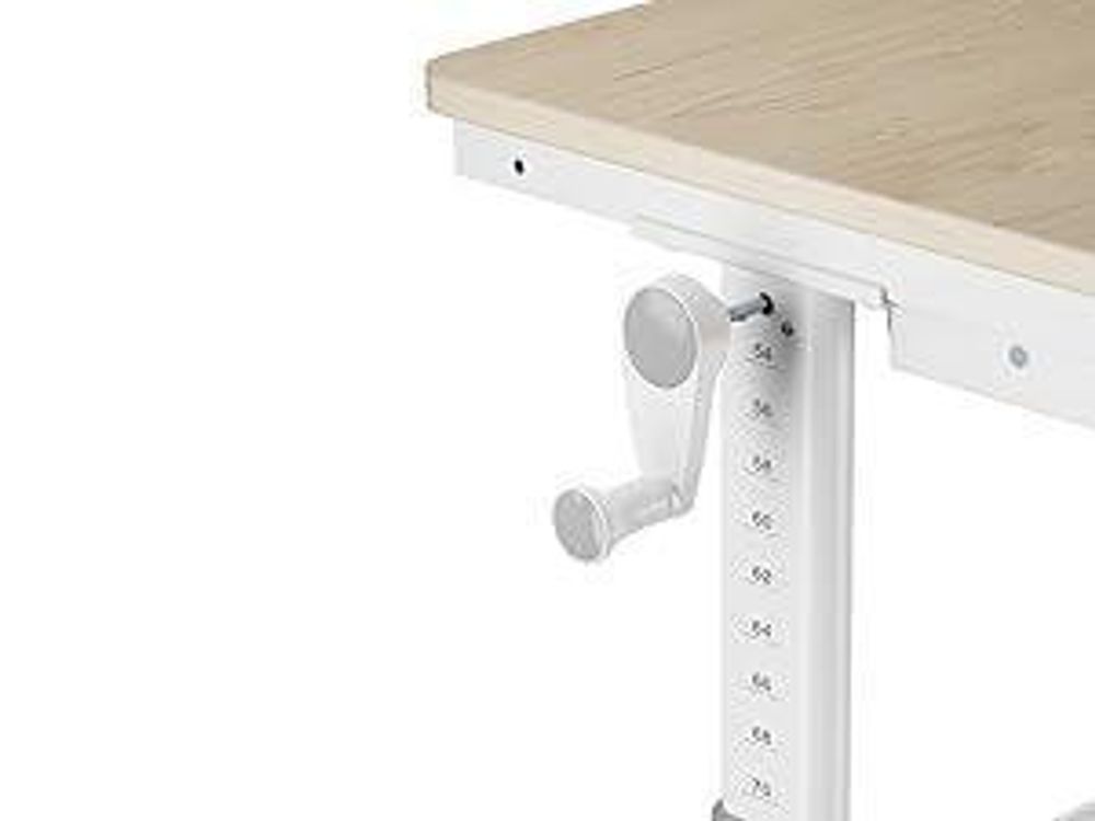HOKO Kinderschreibtisch-Set 120x60 cm höhenverstellbar, mit neigbarer Tischplatte, vielseitig verstellbarer Kinderstuhl, Holzoptik/Rosa, CELIN & LAURA