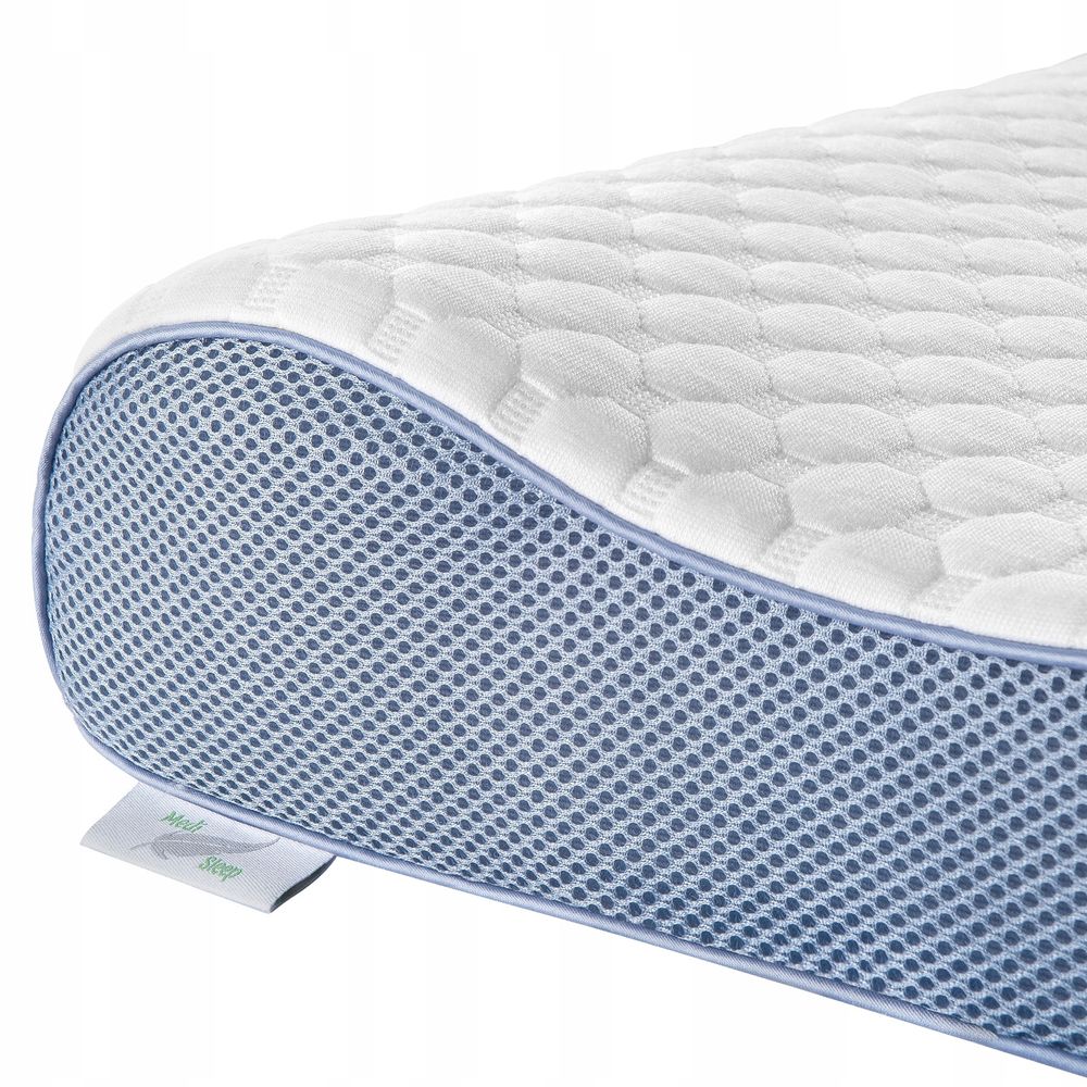 Orthopädisches & Profiliertes Kopfkissen - Bequemes Nackenstützkissen | Ergonomisches Schlafkissen | Memory Foam Kissen - 50 x 30 cm