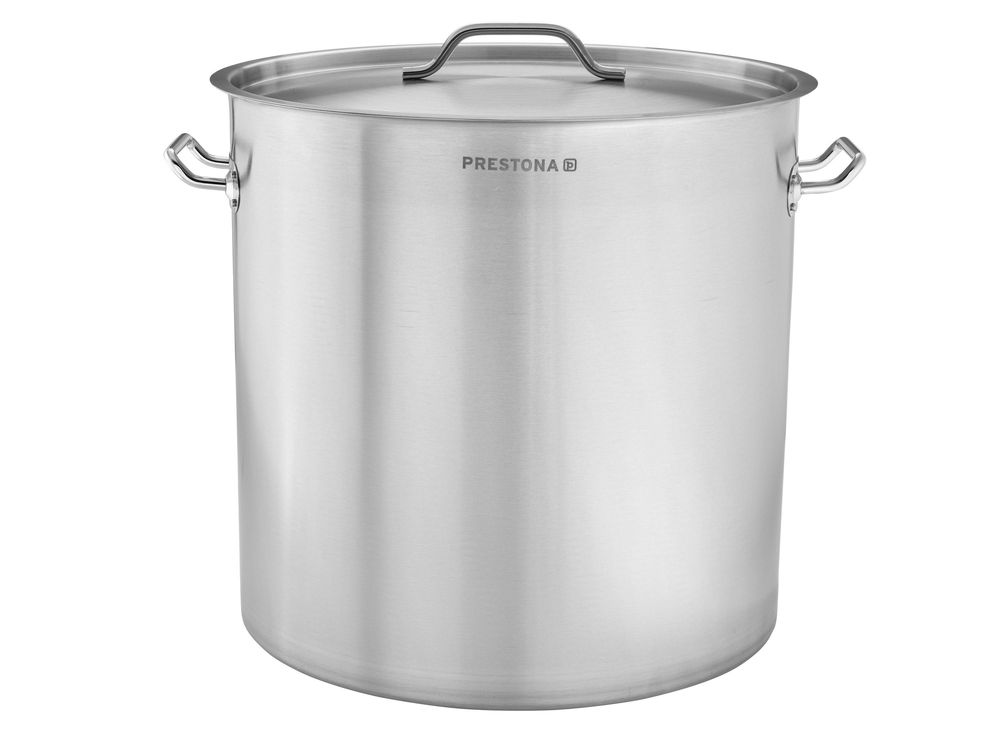 TECHNICA Hoher Topf 71L | 45 cm | Edelstahldeckel | Edelstahl Induktion Kochtopf