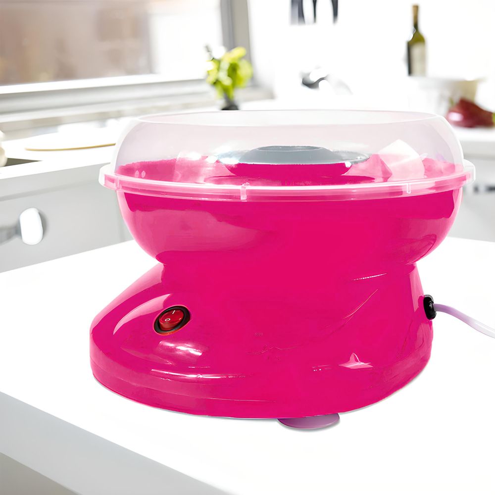 Zuckerwattemaschine Automat mit 10 Stäbchen Zuckerwattegerät Zuckerwatte Maker 500W Zuckermessbecher Baumwolle Candy Machin Kindergeburtstag Retoo