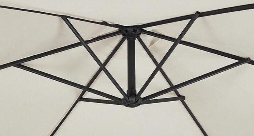 SONGMICS Sonnenschirm Ø 300 cm Sonnenschutz UPF 50+