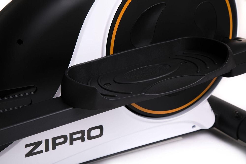 Orbitrek Zipro Hulk RS – magnetyczny orbitrek o nośności do 150 kg, masa obrotowa 8 kg, cichy napęd pasowy, rower treningowy z pomiarem tętna