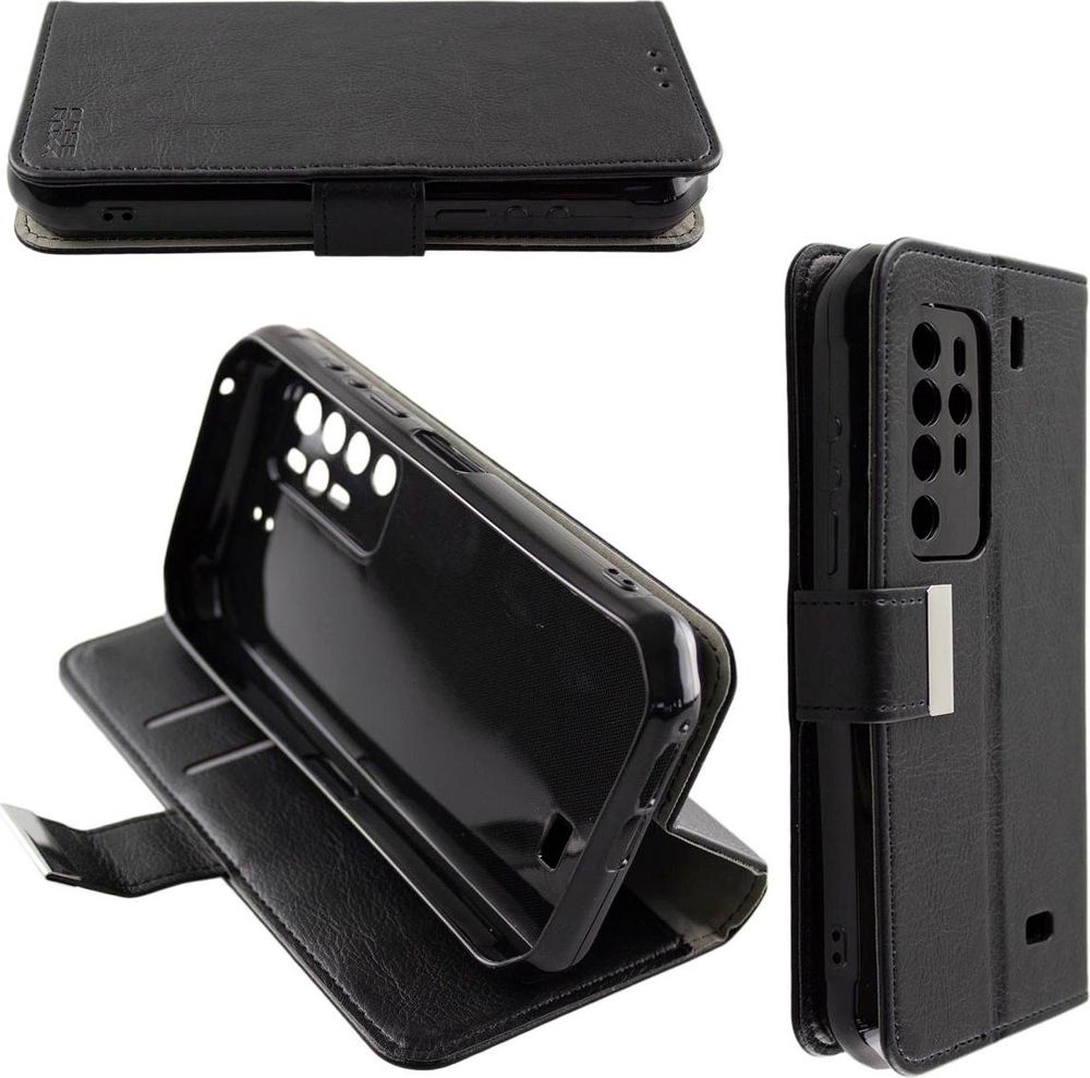 caseroxx Handy Hülle Tasche kompatibel mit Ulefone Armor 11 5G / Armor 11T 5G Bookstyle-Case Wallet Case – Frontalansicht