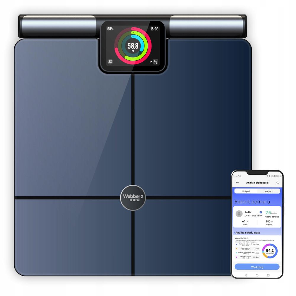 Intelligente Personenwaage Webber SIENA PRO Plus.
