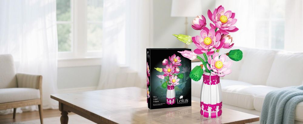 Elegante Vase im Einklang