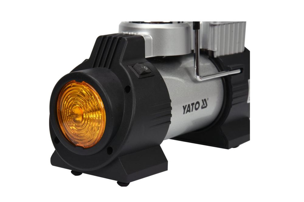 Yato YT-73460, Auto, 10 bar, 40 l/min, Schwarz, Stahl, 3 m, Zigarettenanzünder