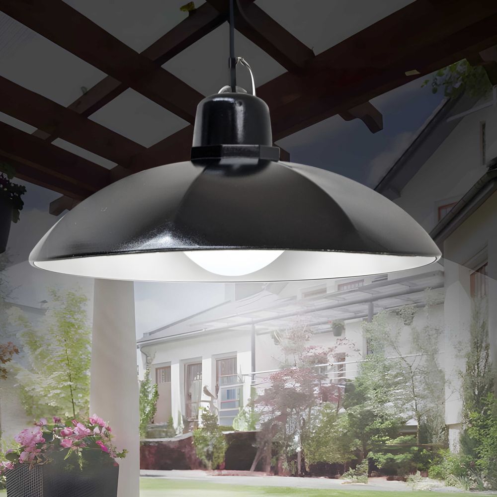 LED Solarleuchte Solar Hängeleuchte Hängelampe Pendelleuchte Solarlampen Außen IP65 Wasserdichte Außen-Wandleuchte Fernbedienun Garten Straße Retoo
