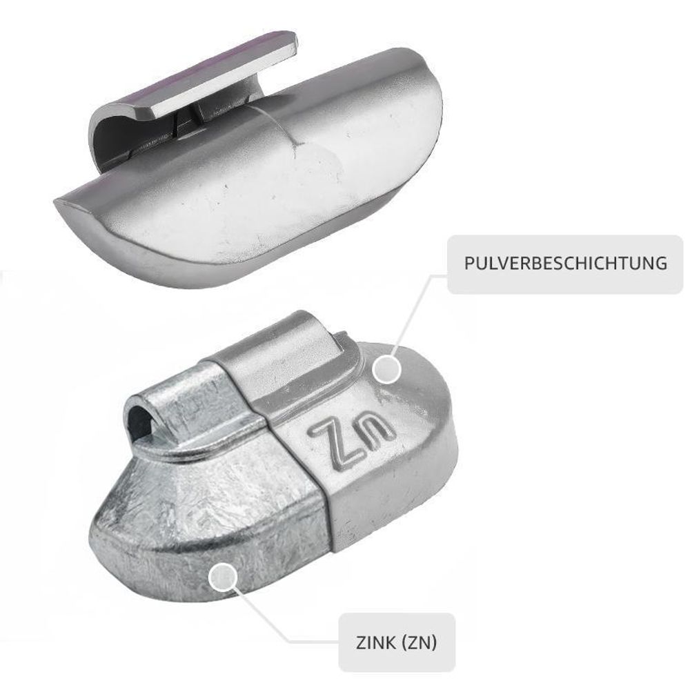 Assortiment de 350 poids de 5 à 35 g - Poids en zinc, poids d'équilibrage, jantes en acier