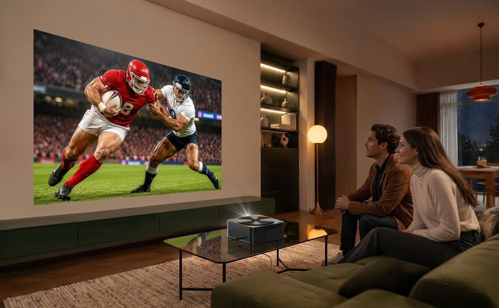 Ultimea Apollo-P40: Proyector 4K, versión actualizada con detección de obstáculos, 700 lúmenes ANSI y ajuste inteligente de la imagen