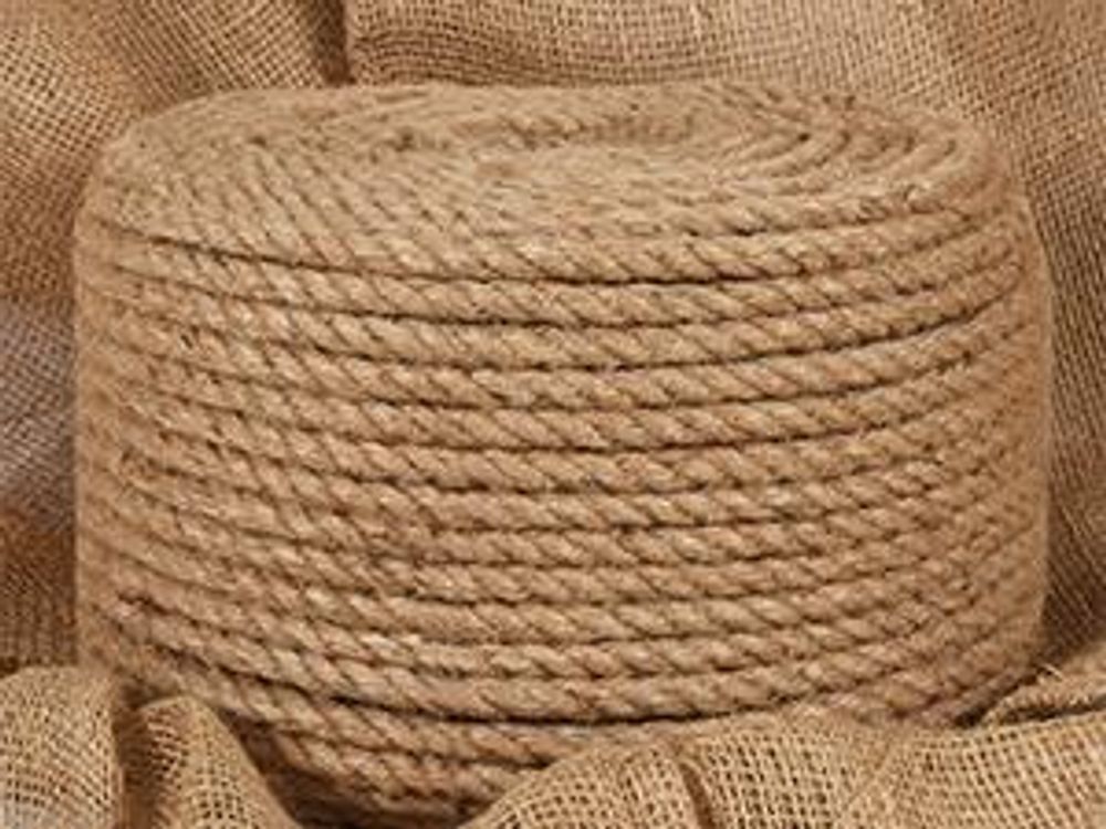 vidaXL Seil 100% Jute 10 mm 100 m