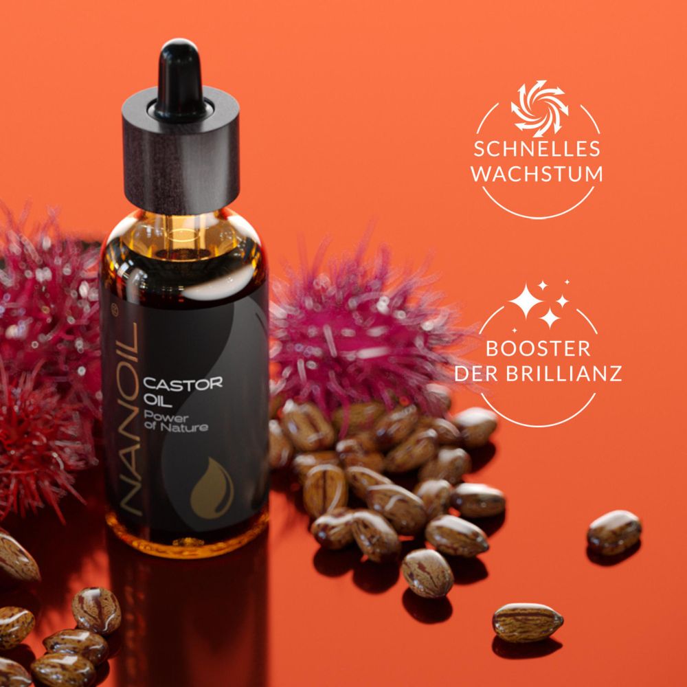 Nanoil Castor Oil (Rizinusöl) Body, Face & Hair 50ml