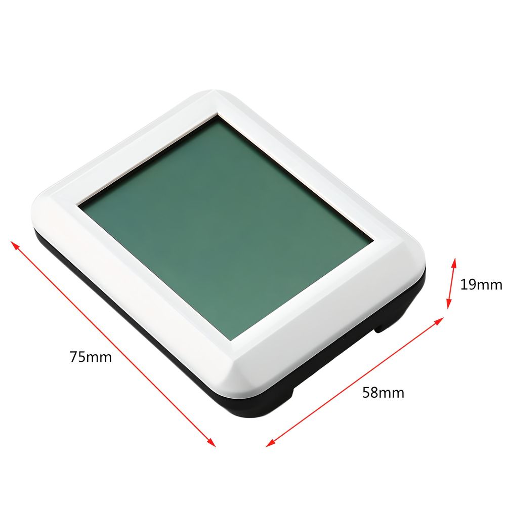 Thermometer Hygrometer Digital Innen LCD Raumthermometer Feuchtigkeitssensor Luftfeuchtigkeit Temperatur Innenräume Büro Babyzimmer Wohnzimmer Retoo